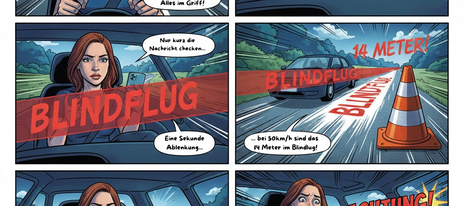 Blindflug mit 50 km/h – Eine Sekunde, die alles verändert