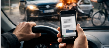 "Eine Sekunde Ablenkung. Ein Leben zu viel.“