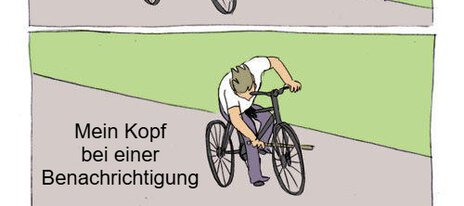 Hinfallen wegen Ablenkung